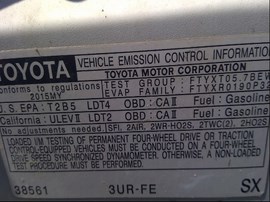 2015 TOYOTA TUNDRA, SR5, EXTD CAB, 5.7L, 2WD,  Z25933